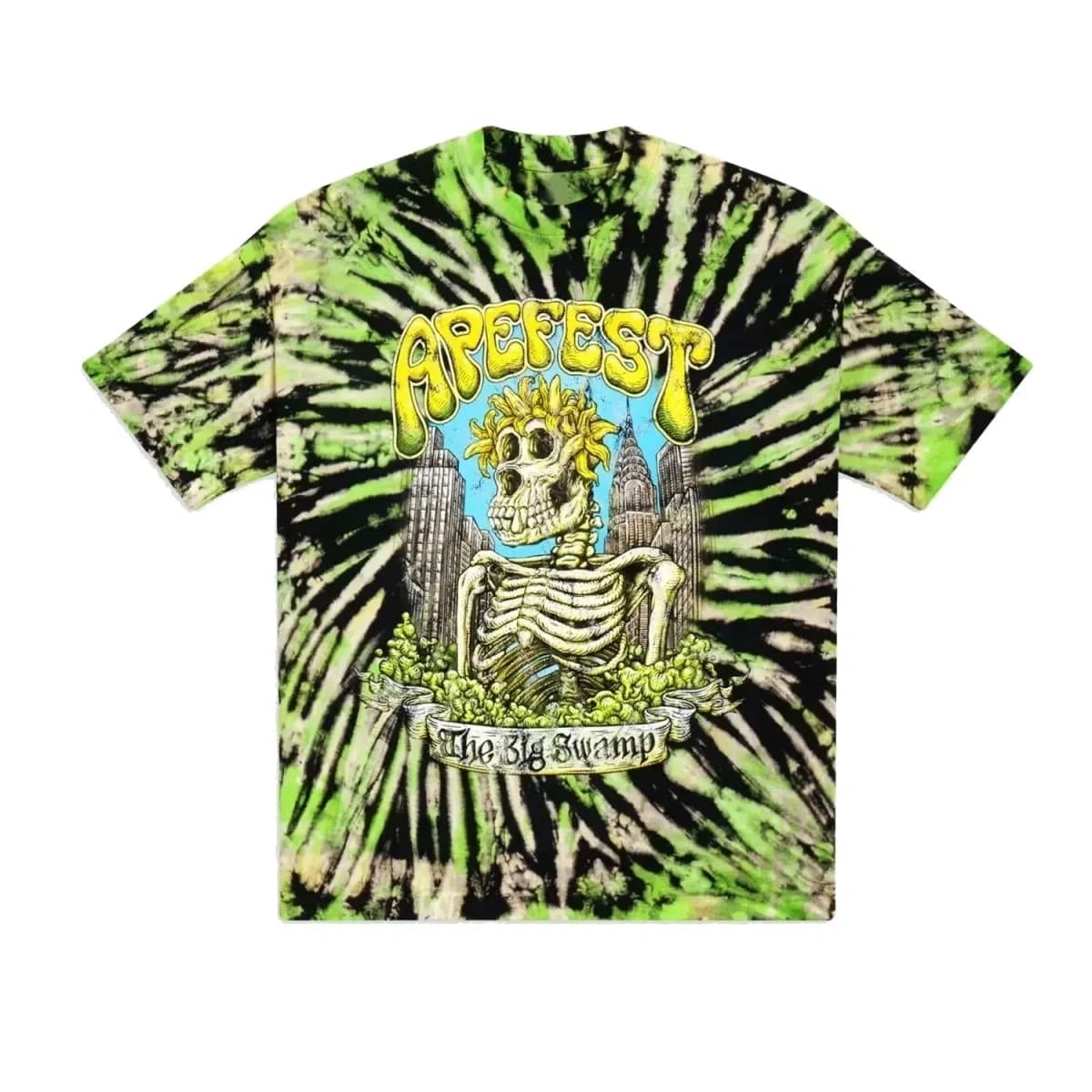 BAYC ApeFest 2022 Big Swamp Tie Dye T-Shirt, Large (L)