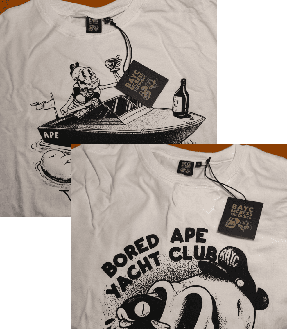 2 x BAYC MCBESS T-Shirt XL NEW