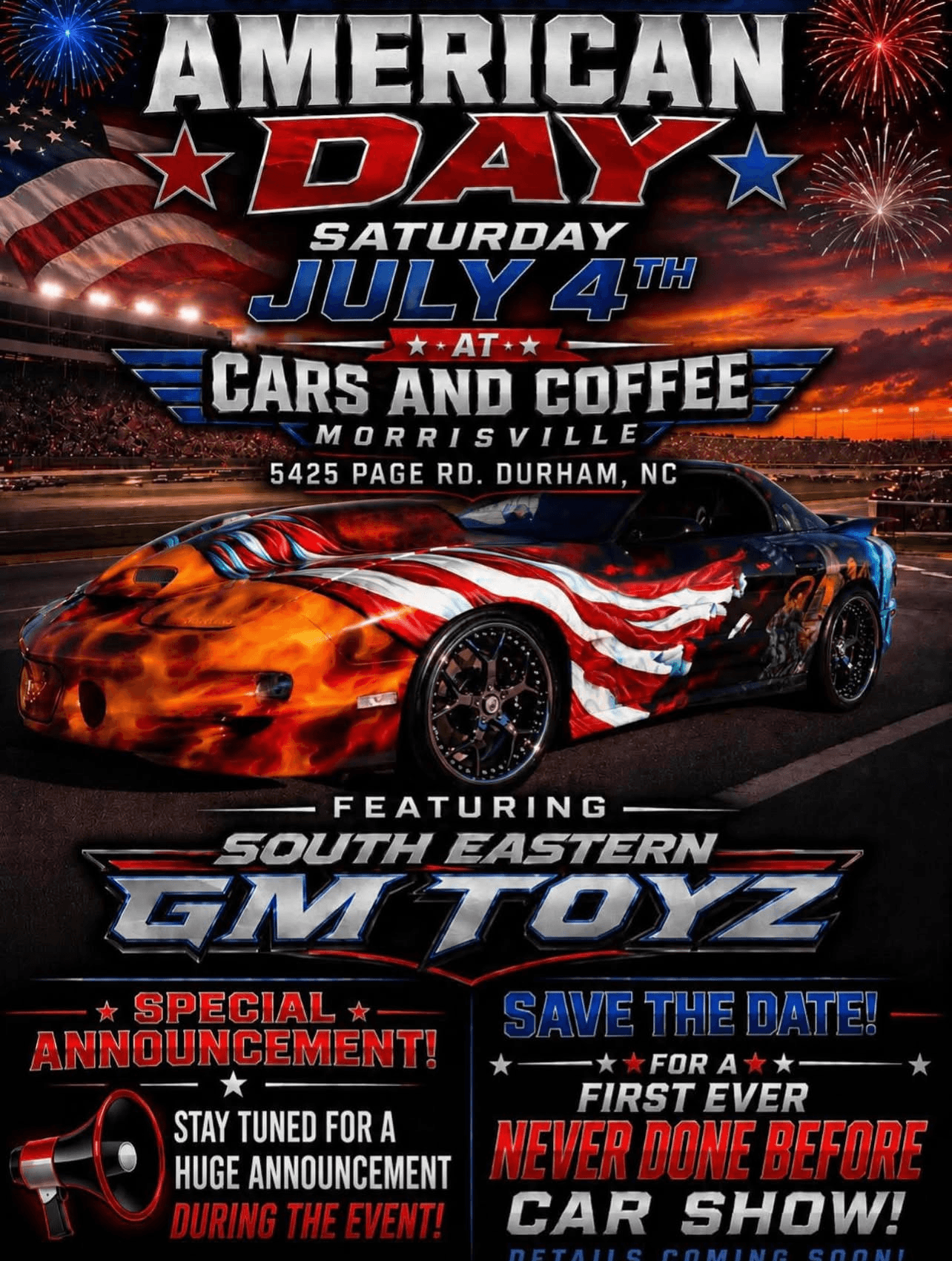 Cars & Coffee Durham, NC